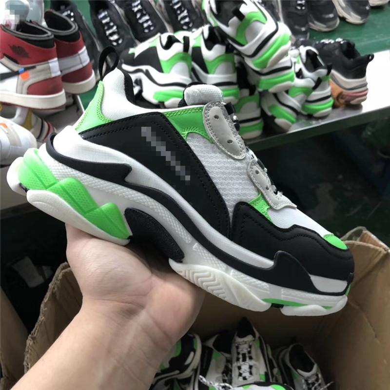 God Mr Porter Exclusive Triple S Neon Green